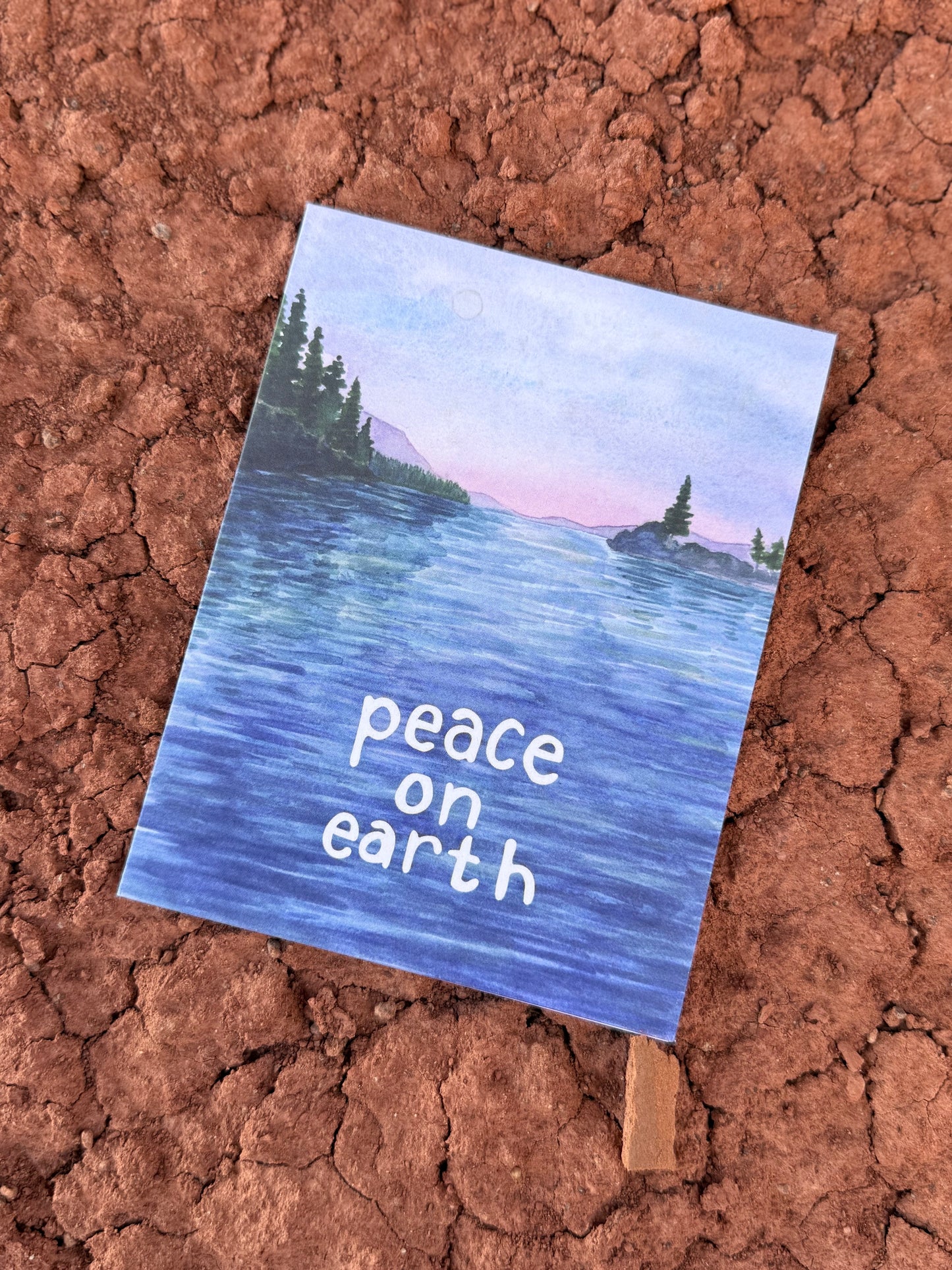 Peace on Earth Christmas Card by artist Brigida Swanson
