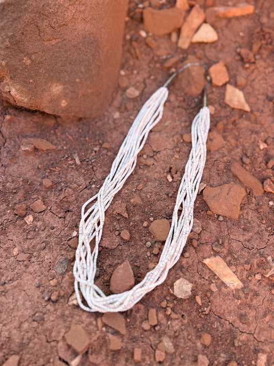 🤎 Vintage 10-Strand Heishi Necklace