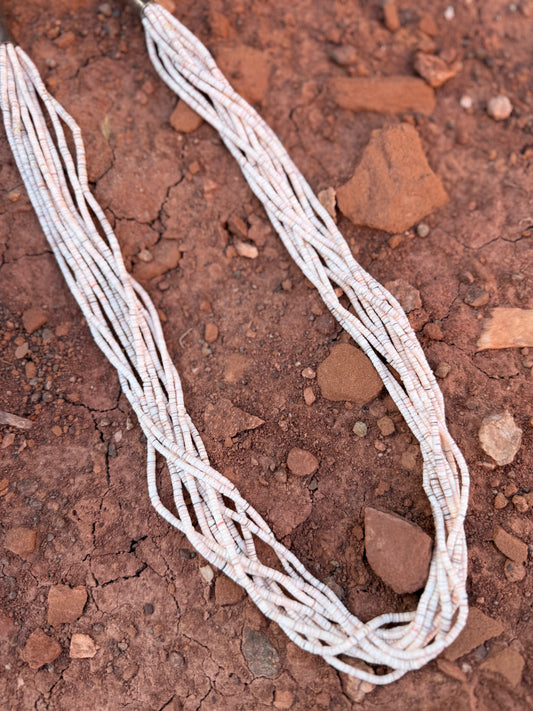 🤎 Vintage 10-Strand Heishi Necklace