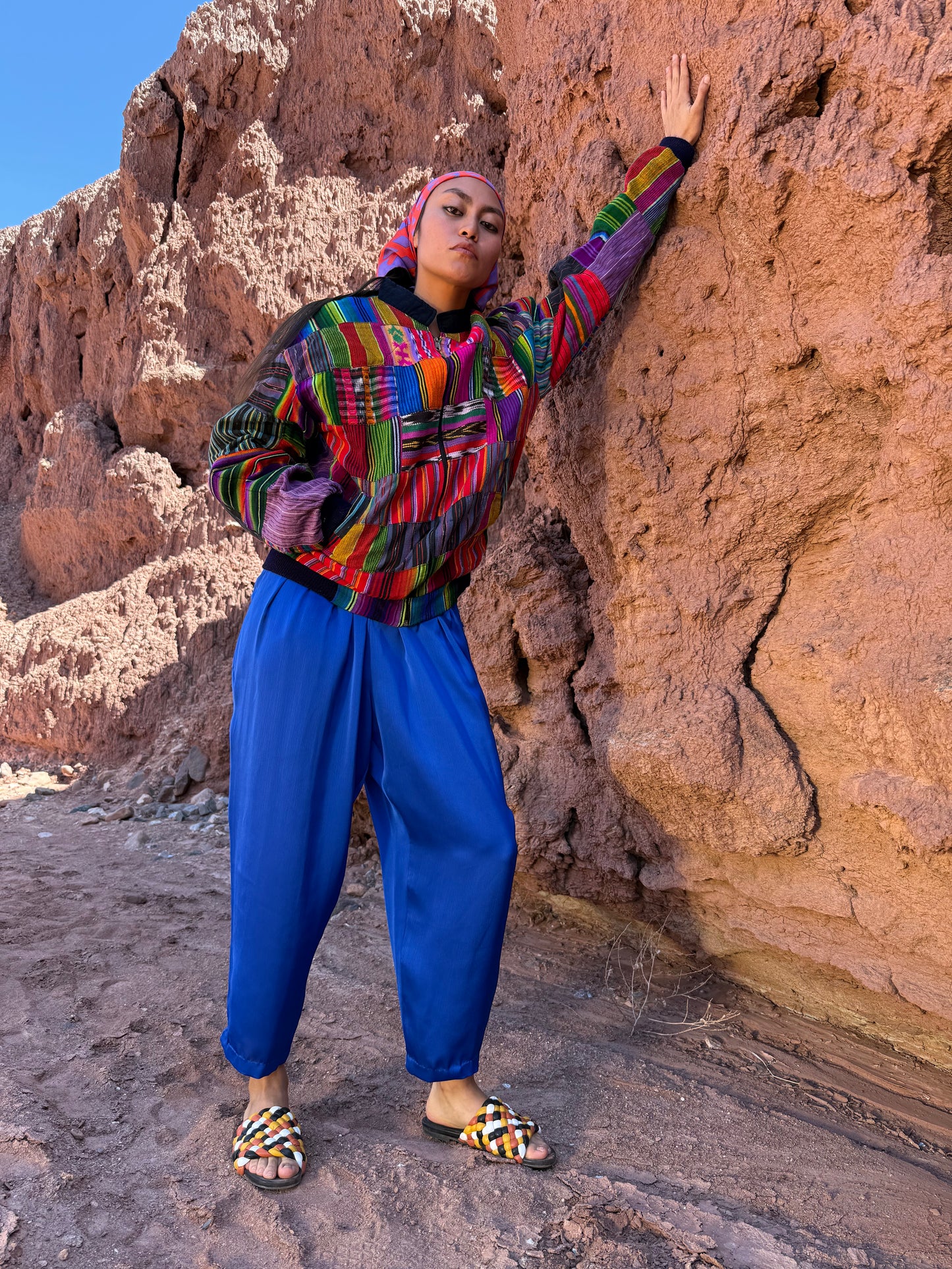 Vintage 80s Guatamalan Patchwork Jacket