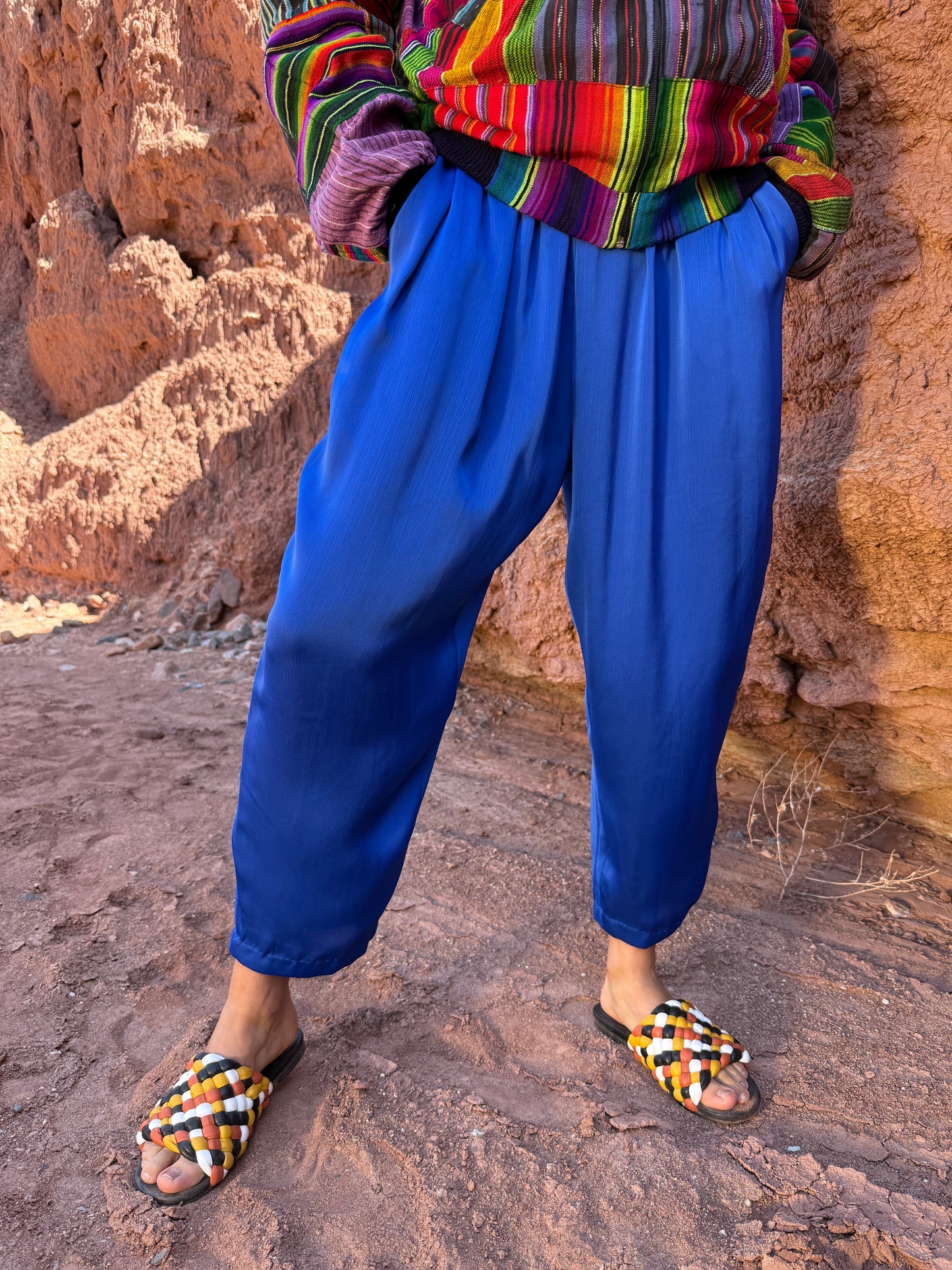 Vintage 80s Cobalt Pant