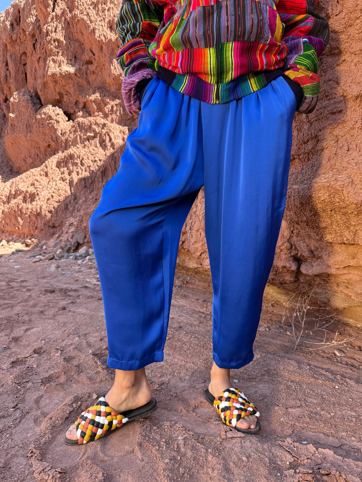 Vintage 80s Cobalt Pant