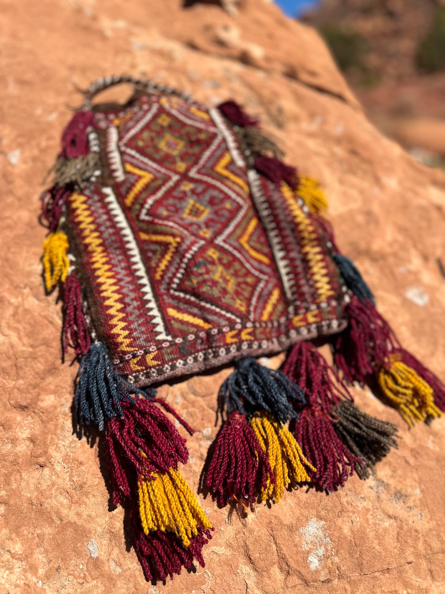 Vintage Handwoven Moroccan Bag