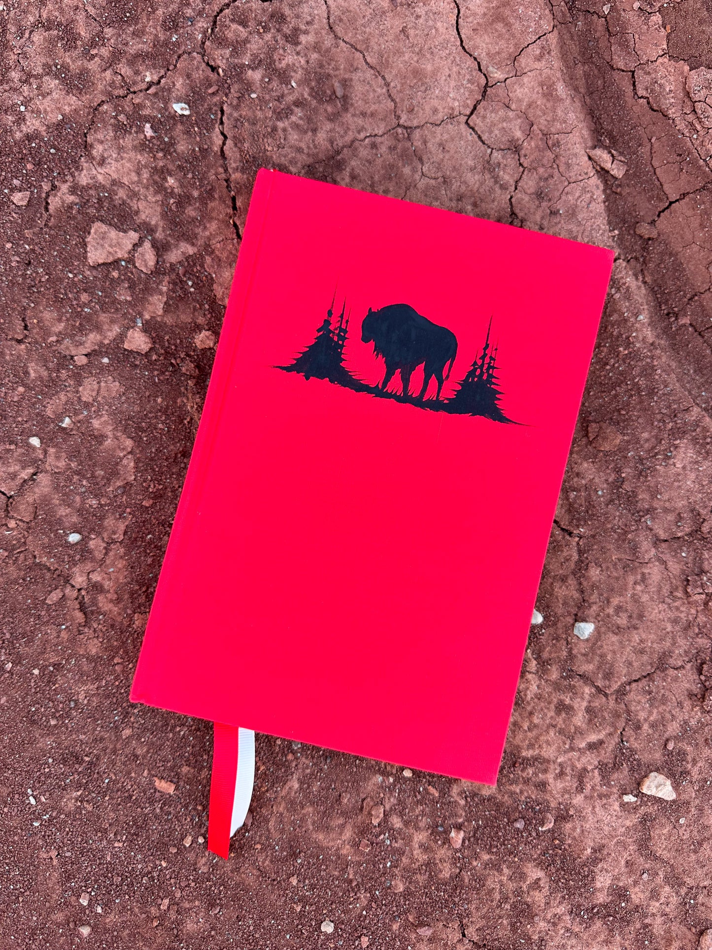 Hand Painted Buffalo Essential Linen Journals by Diné Artist Emily Jacket