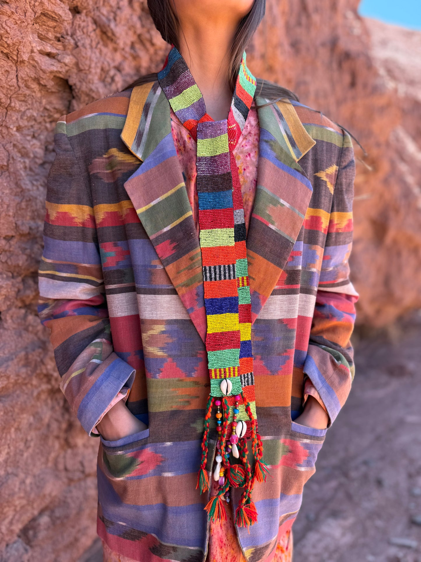 Vintage African Beaded Sash