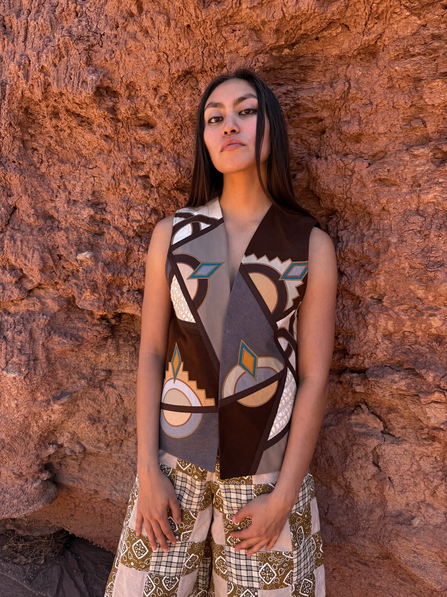 Vintage 80s Artwear Vest