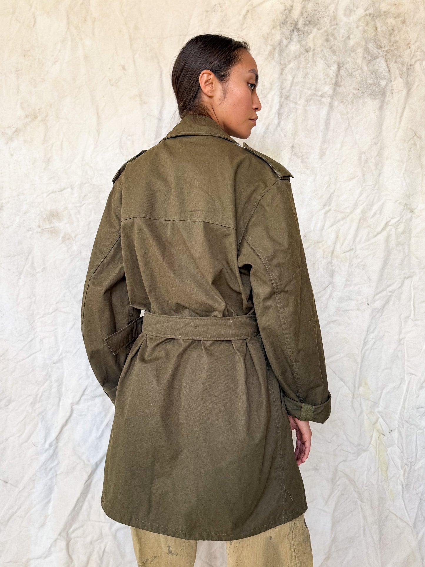 Upcycled Military Field Jacket — Midcentury Blanket Edition B