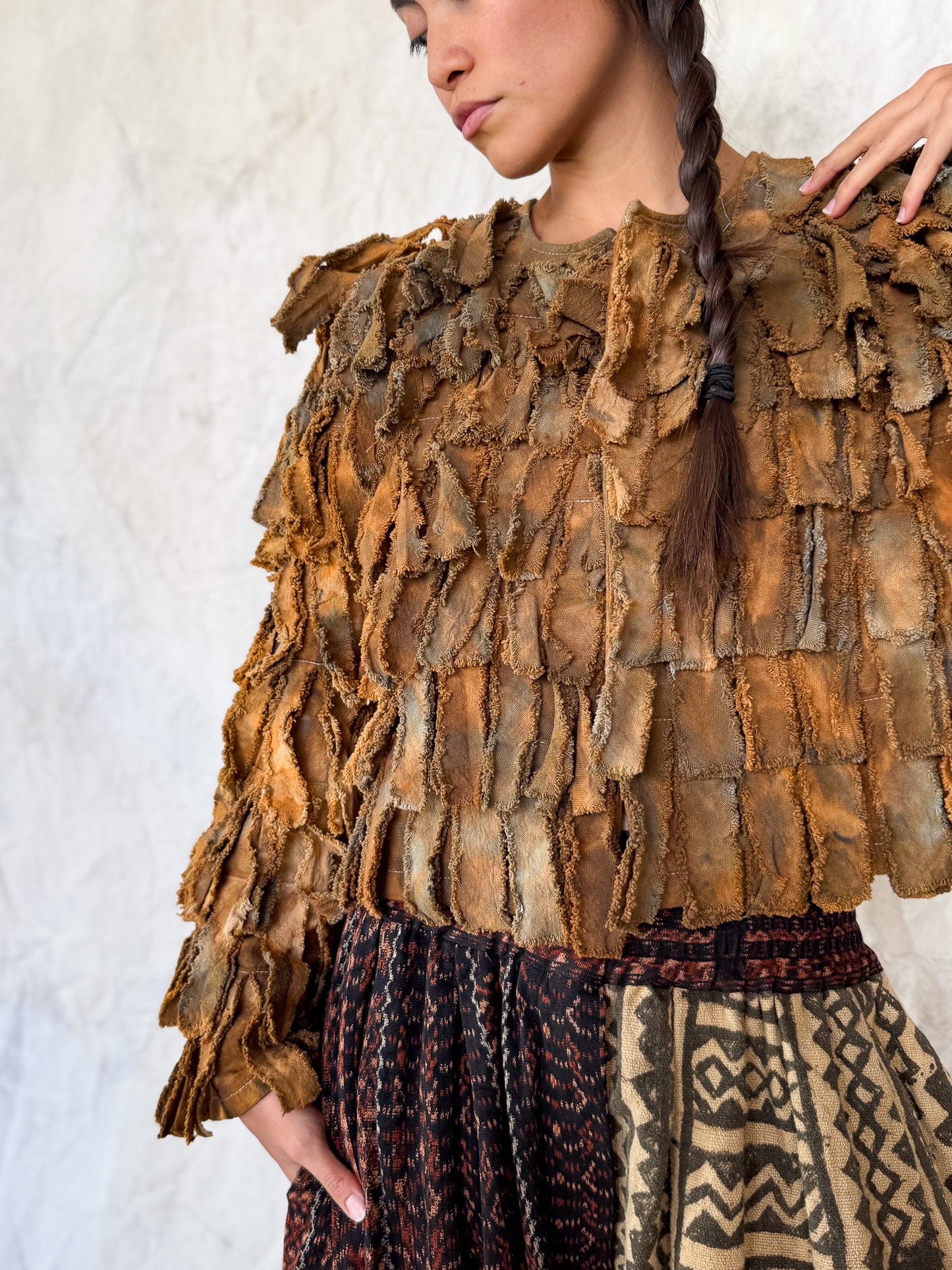 Upcycled Vintage 70s Fringe Jacket