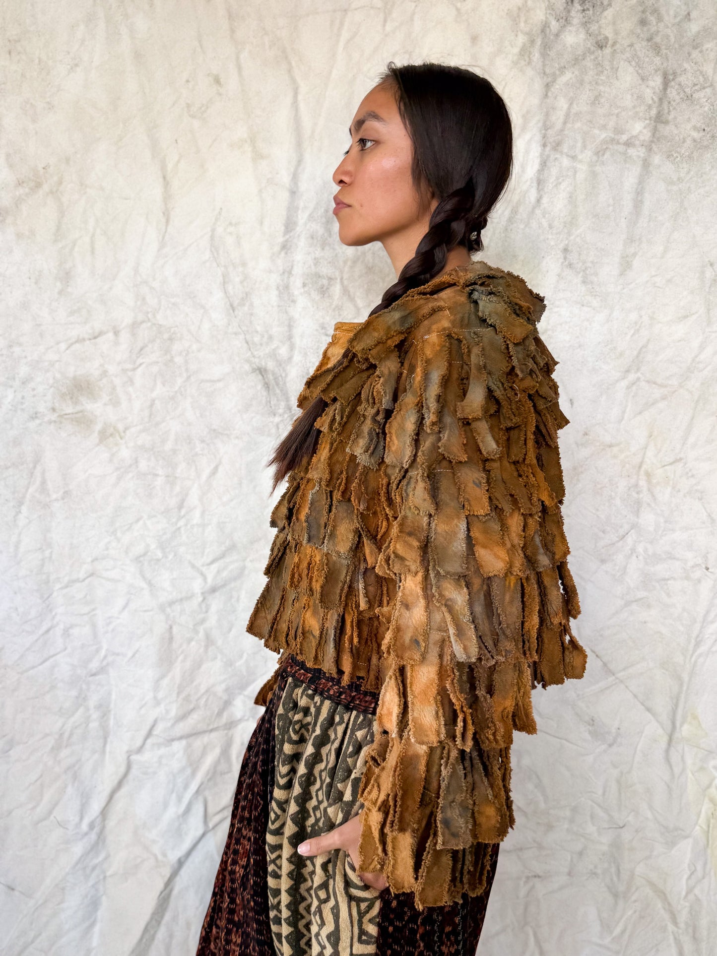 Upcycled Vintage 70s Fringe Jacket
