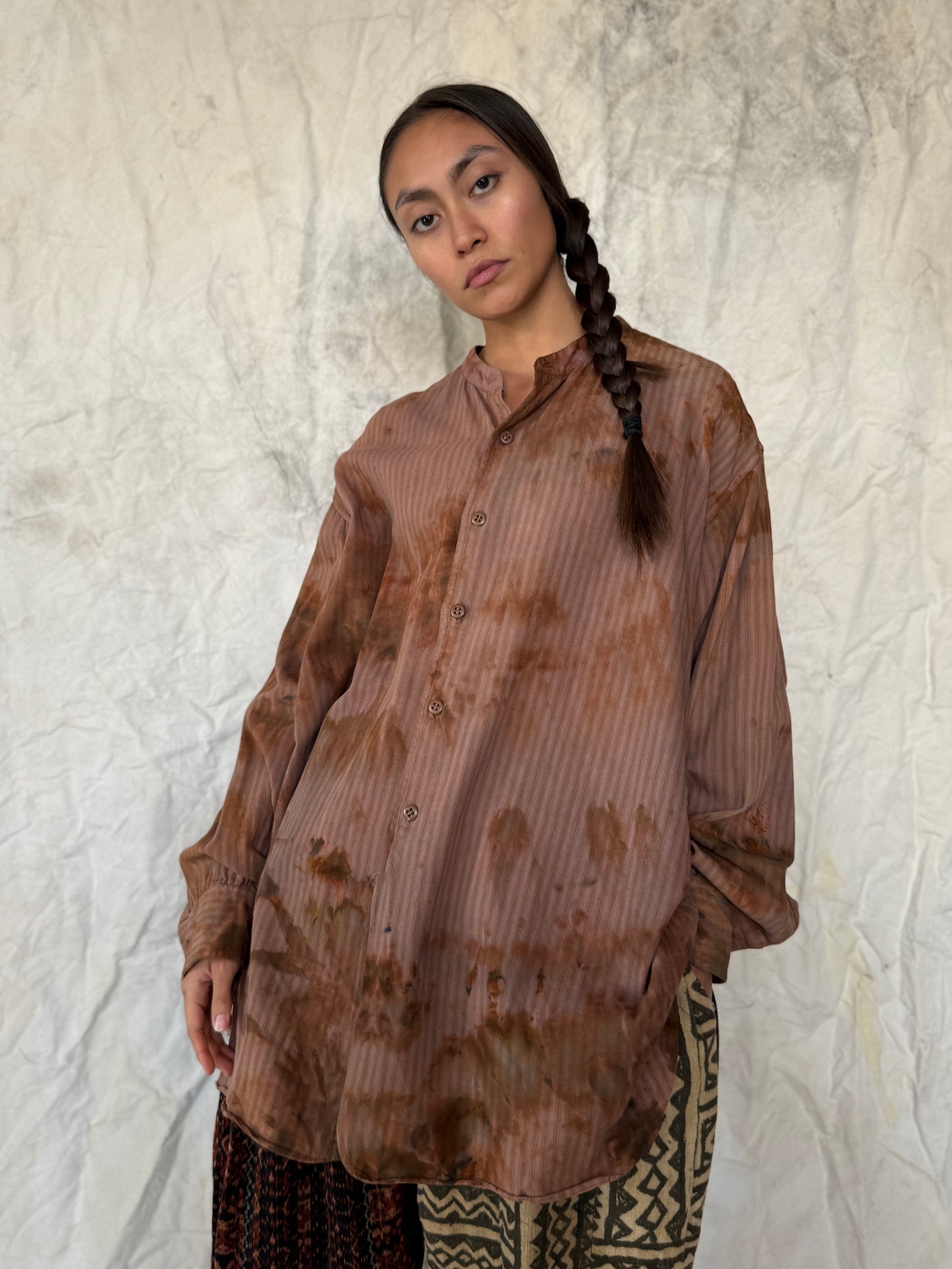 Upcycled Vintage Workwear Shirt