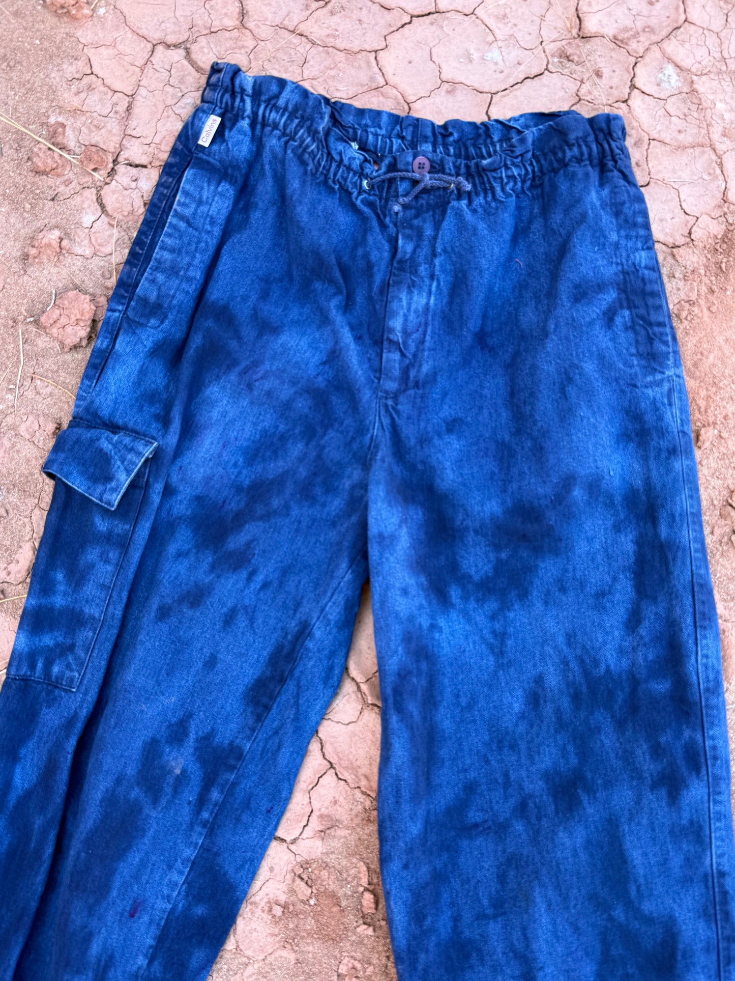 Upcycled Vintage 80s Denim Joggers