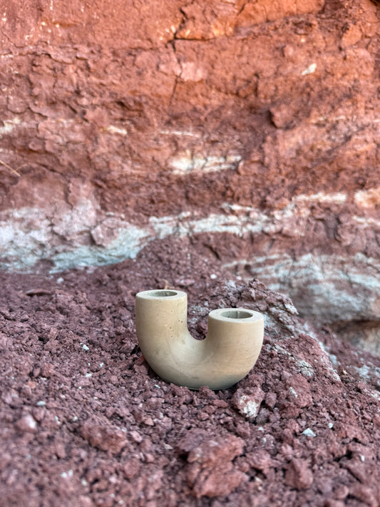 Dya Double Taper Candle Holder