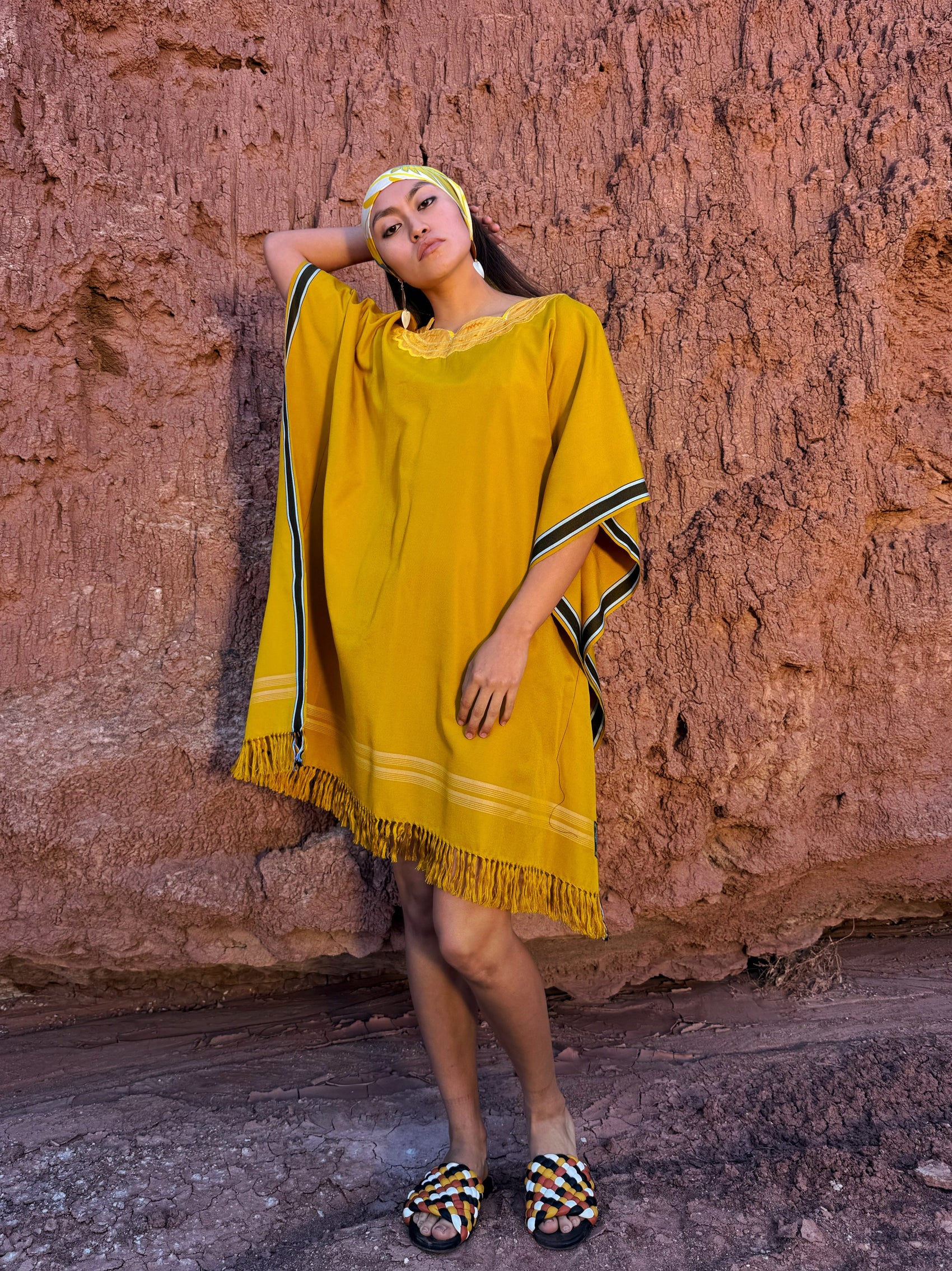 Vintage Folk Poncho