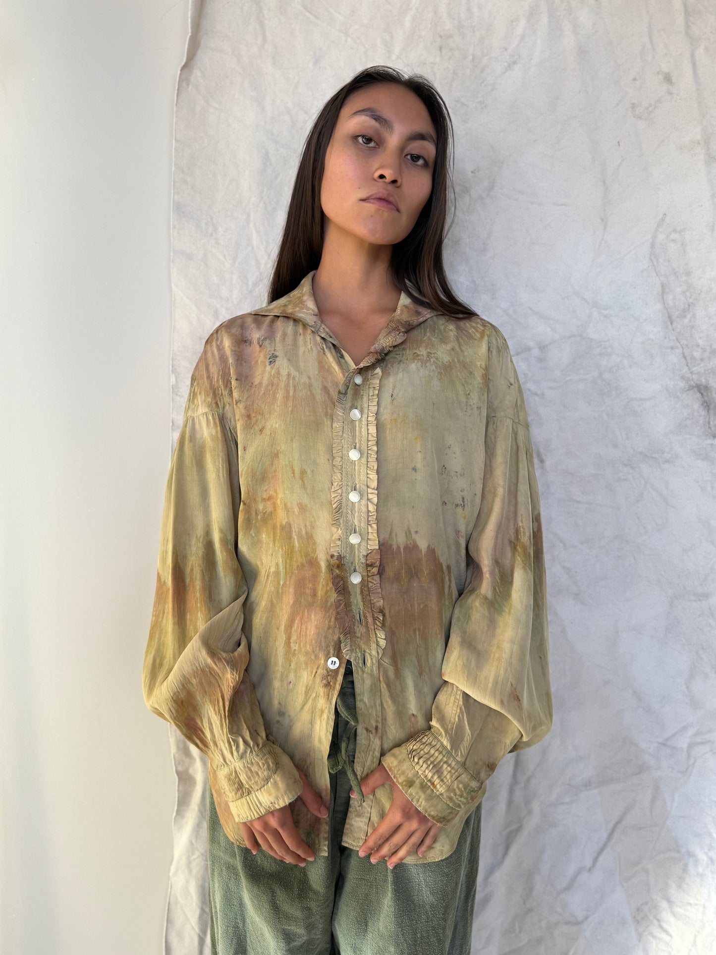 Upcycled Vintage Midcentury Eveningwear Shirt