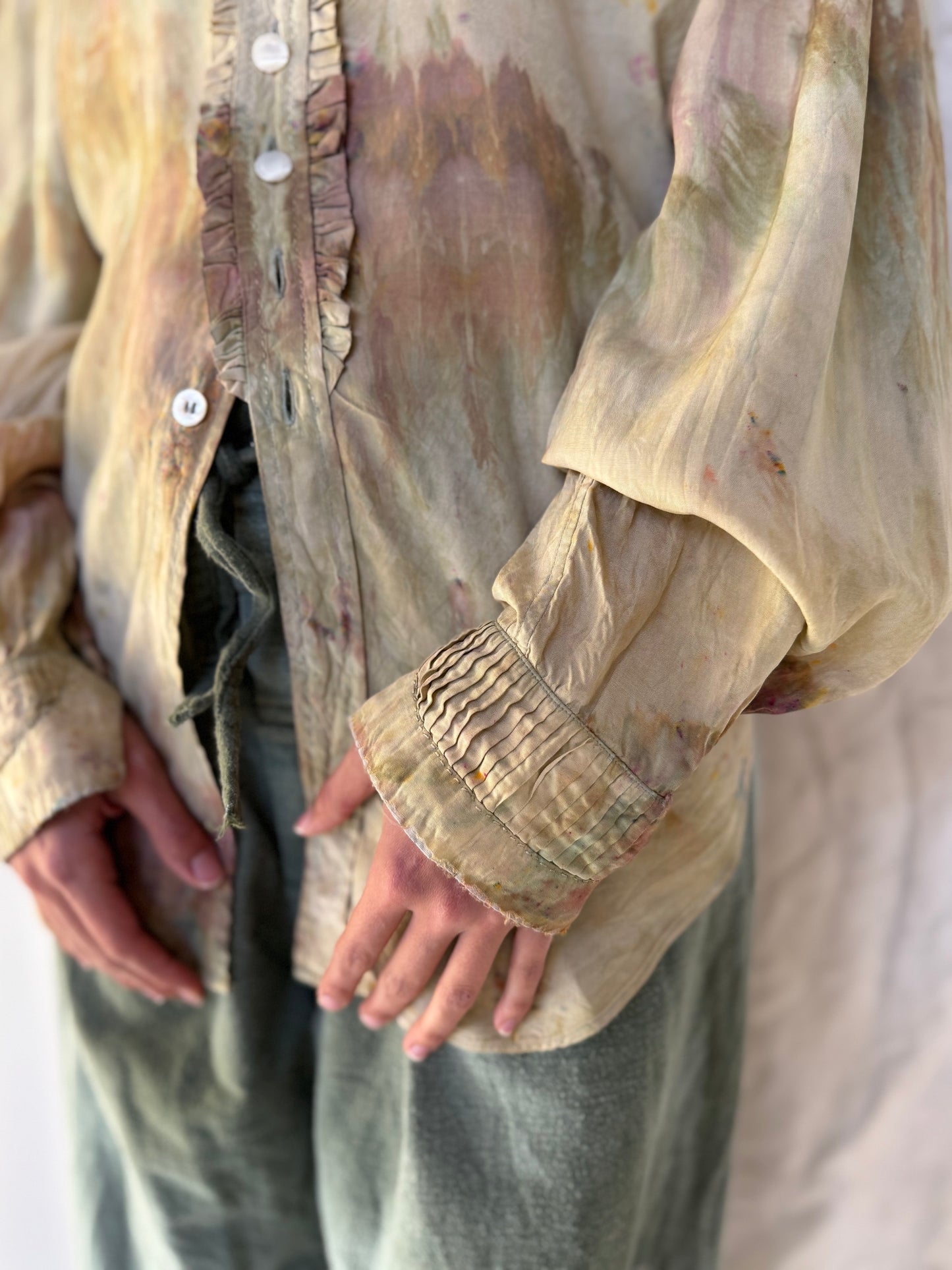 Upcycled Vintage Midcentury Eveningwear Shirt