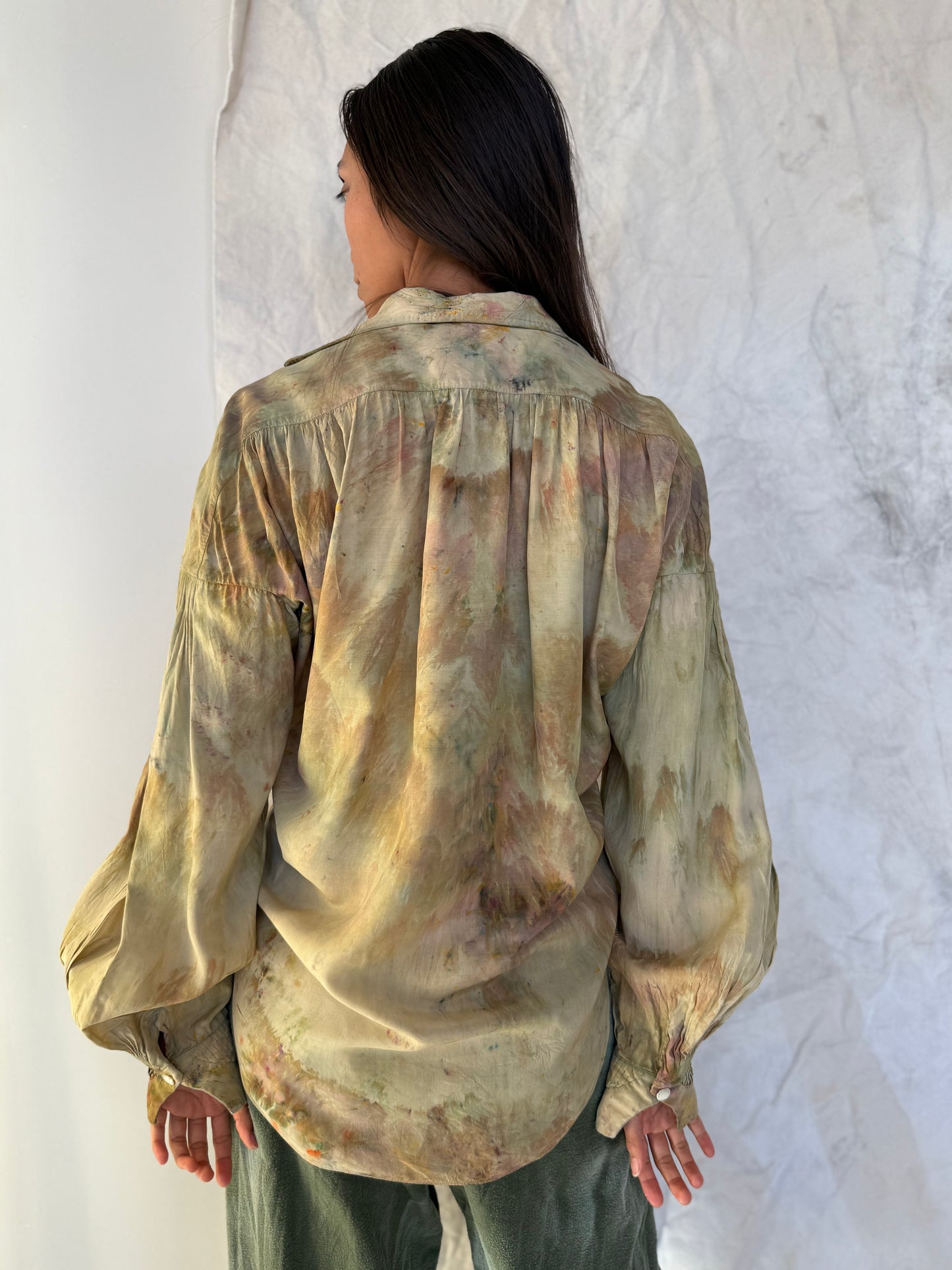 Upcycled Vintage Midcentury Eveningwear Shirt