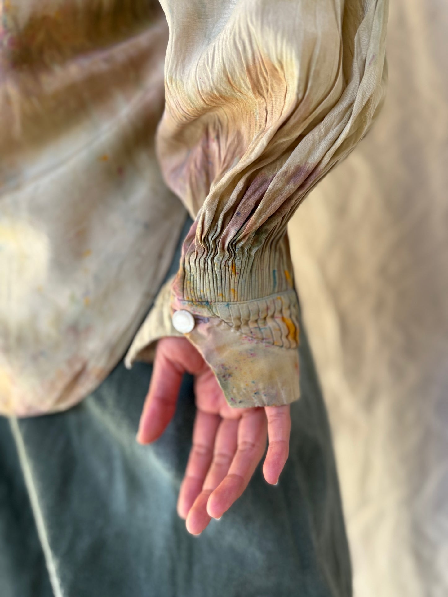 Upcycled Vintage Midcentury Eveningwear Shirt