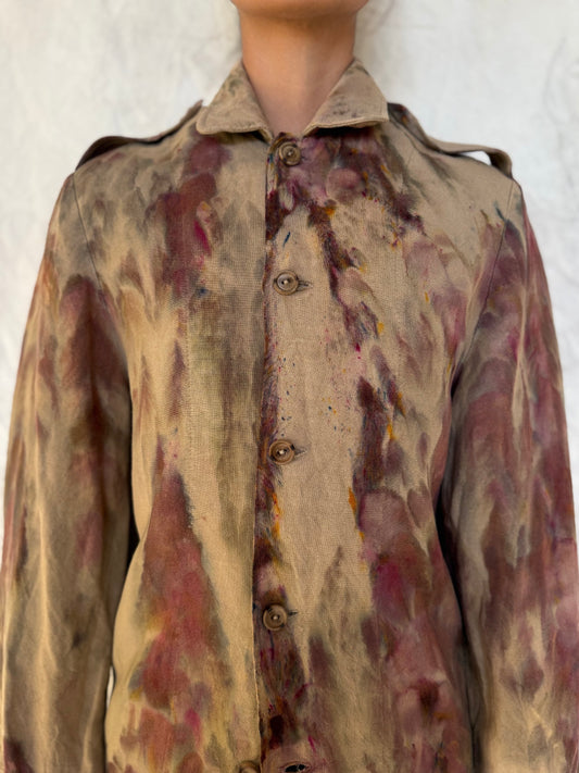 Upcycled Vintage Military Shirt