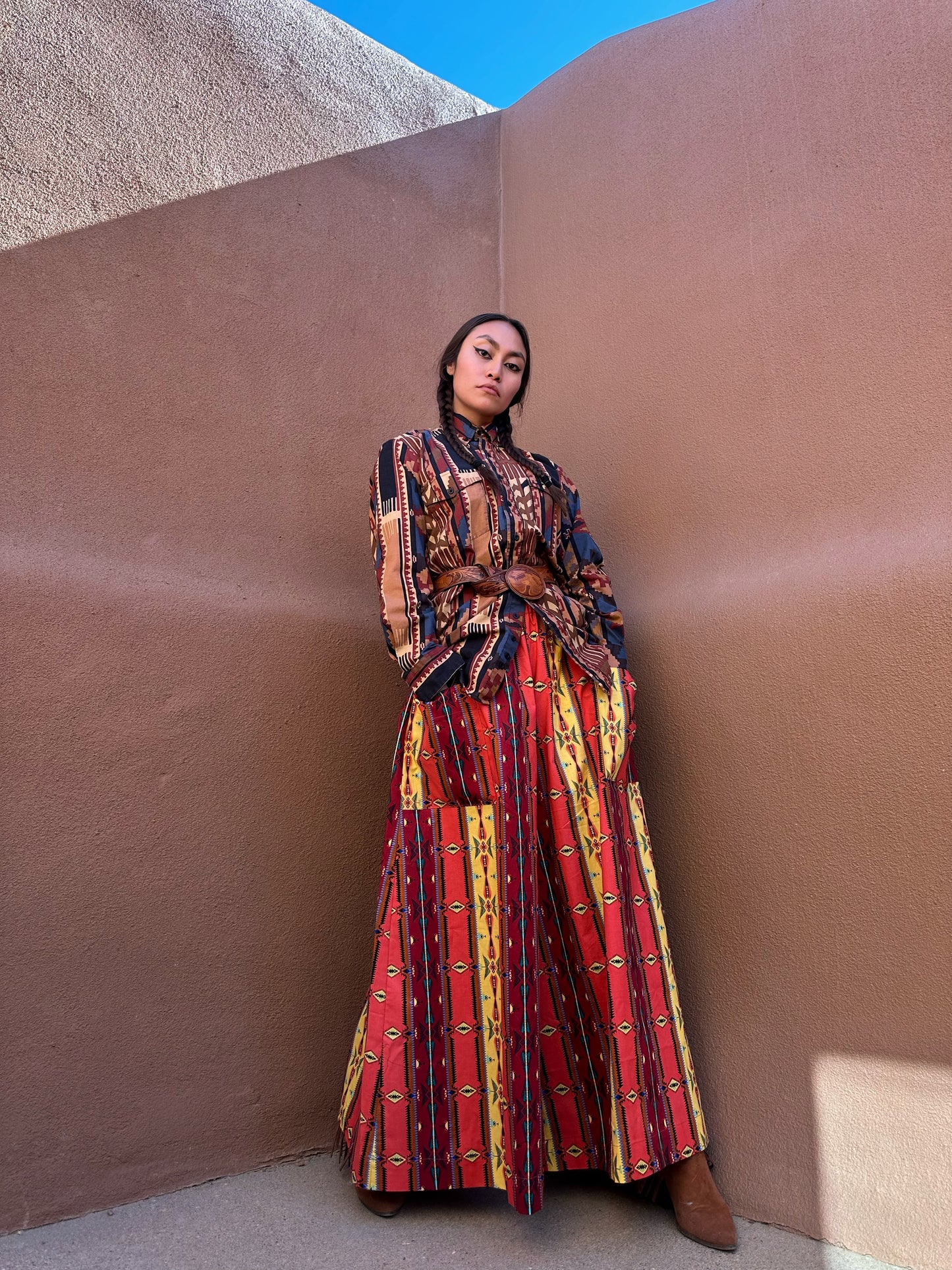 + Limited Edition Wide Leg Pant - Desert Stripe +