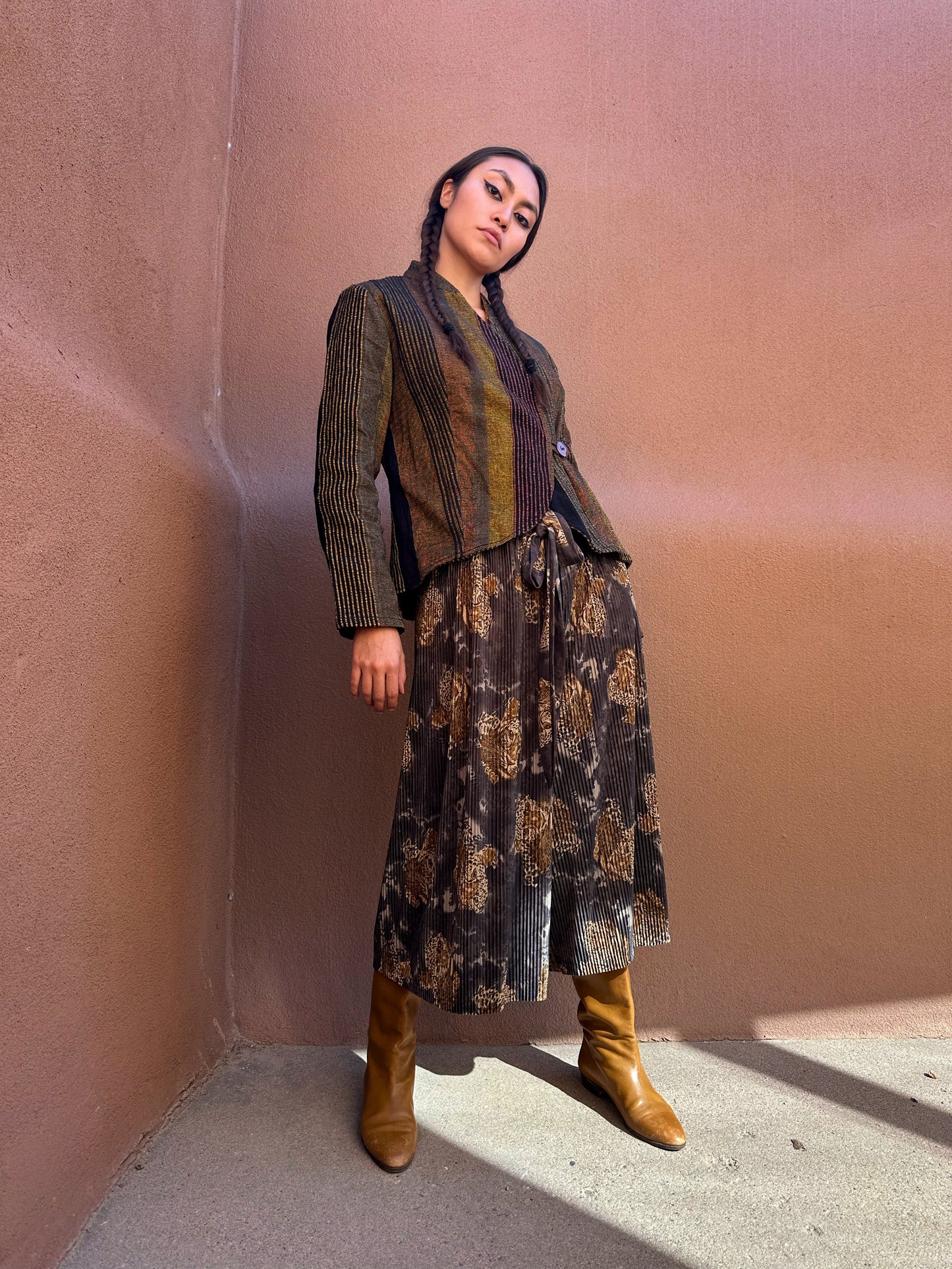 Vintage 80s Pleated Jaguar Pant