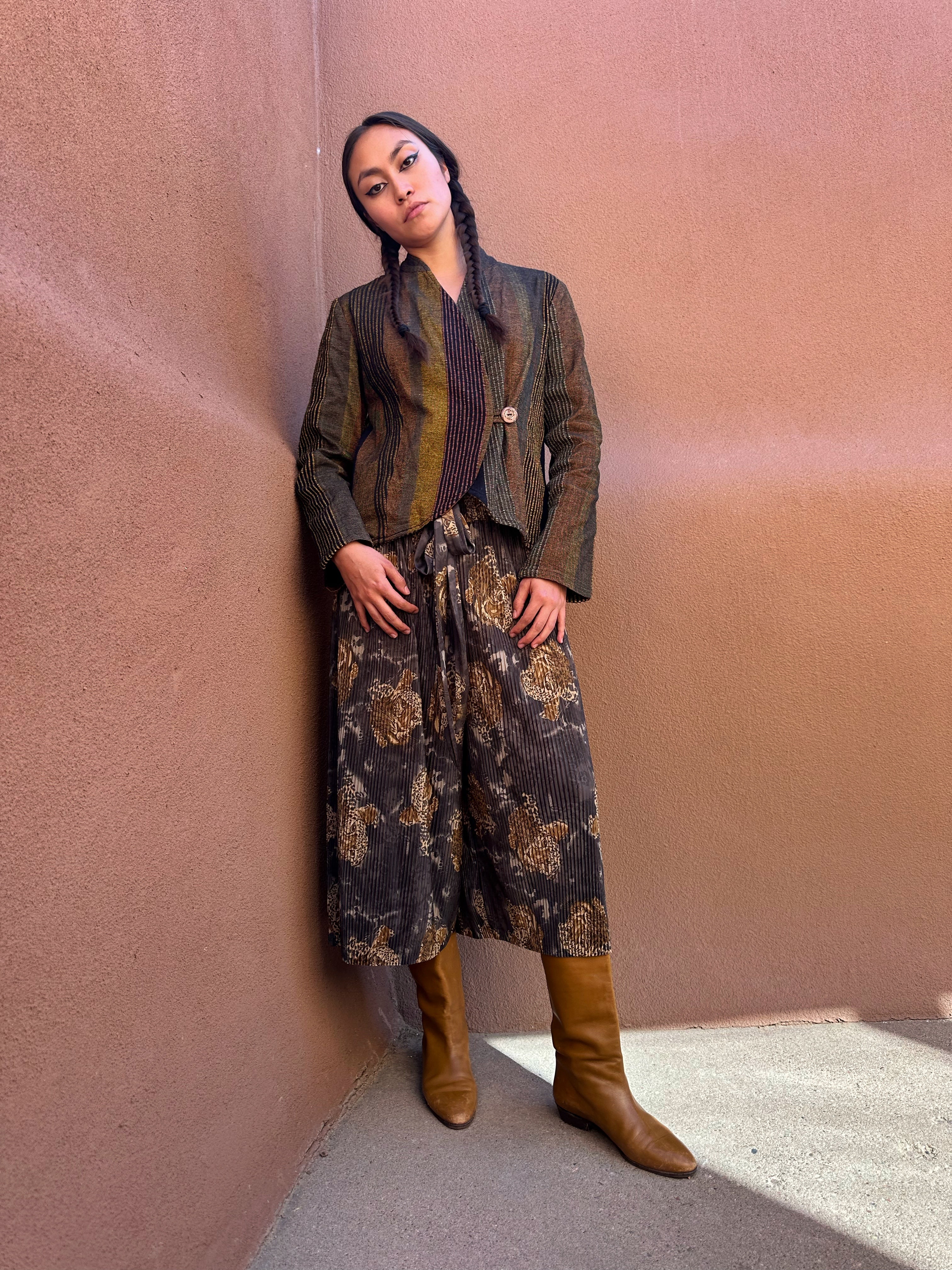 Vintage 80s Pleated Jaguar Pant