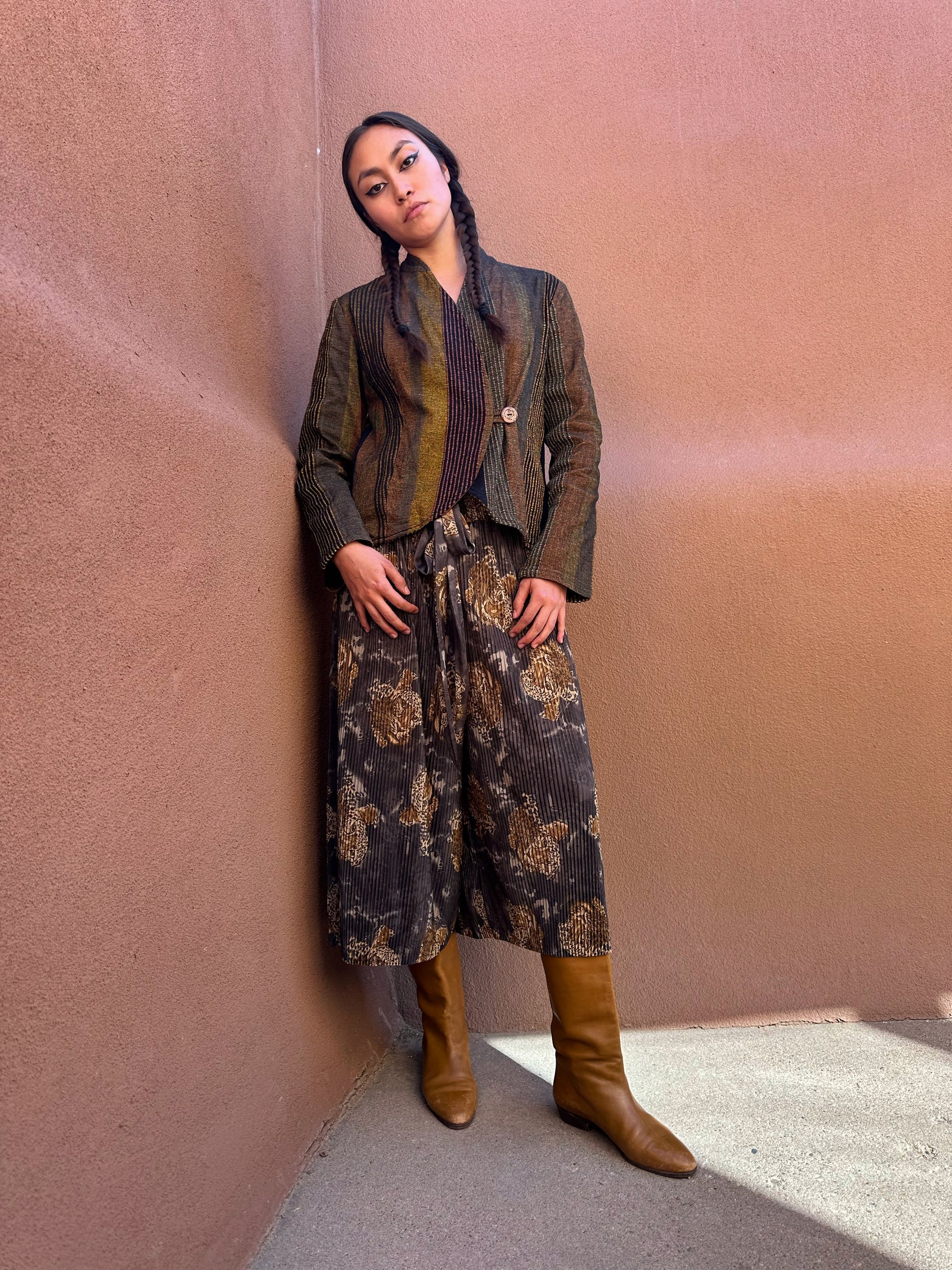 Vintage 80s Pleated Jaguar Pant