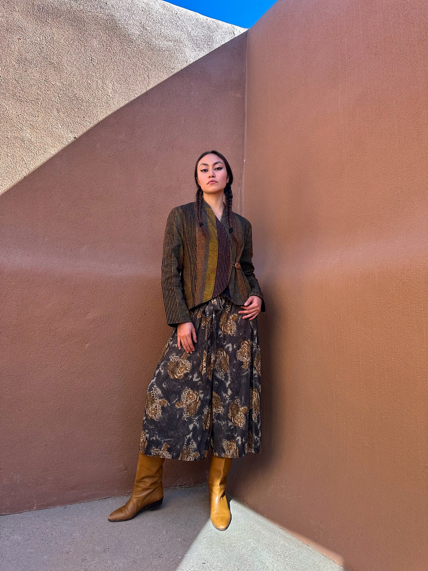 Vintage 80s Pleated Jaguar Pant