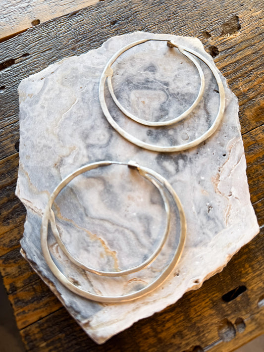 Neoancient Crescent Hoops