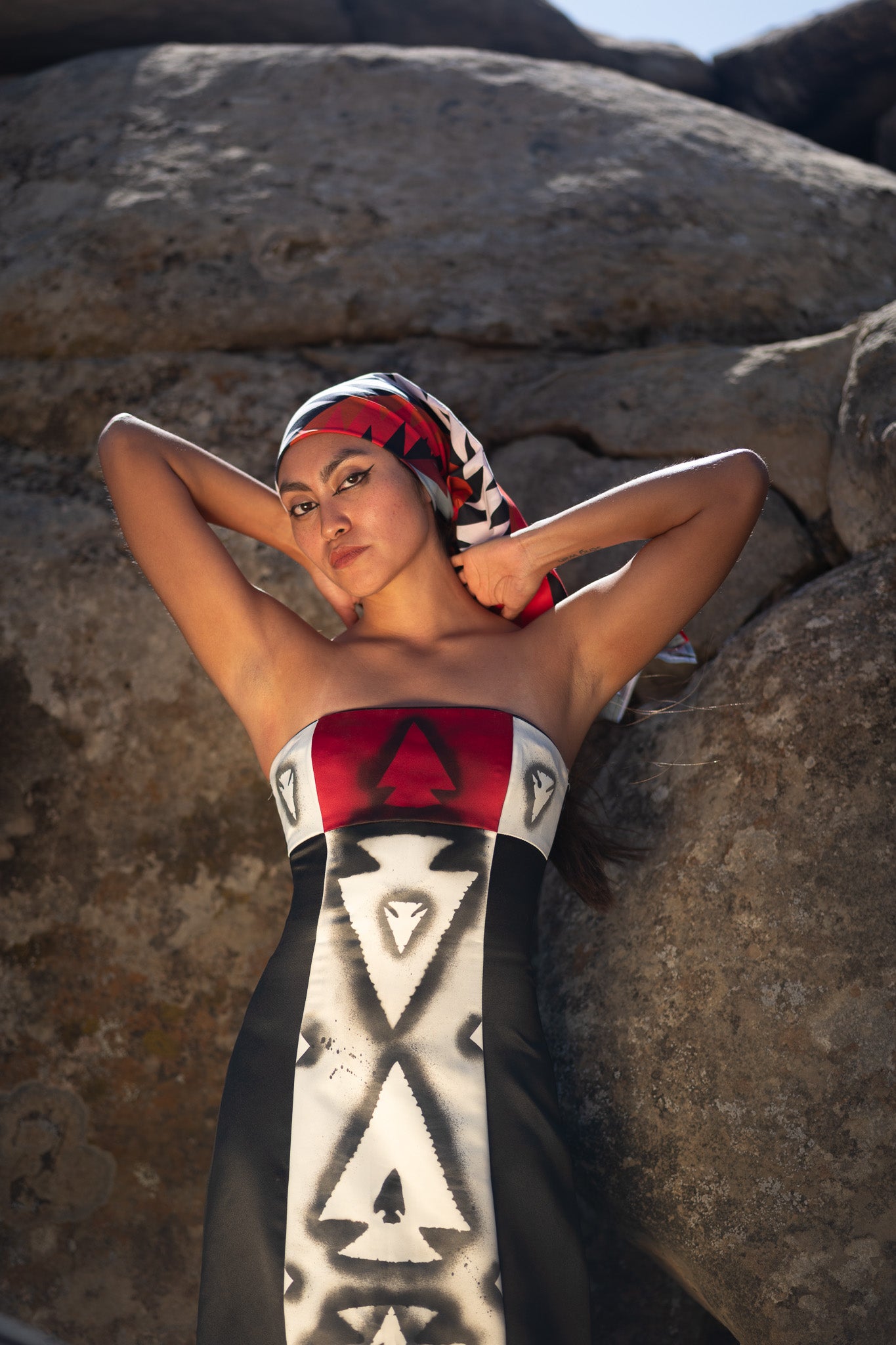 Upcycled Vintage 80s Sleeveless Dress