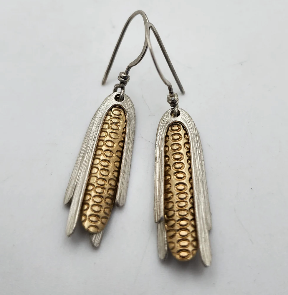 Neoancient Yellow Corn Earrings