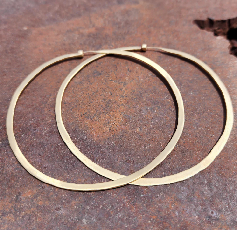 Neoancient Brass Hoops - Large