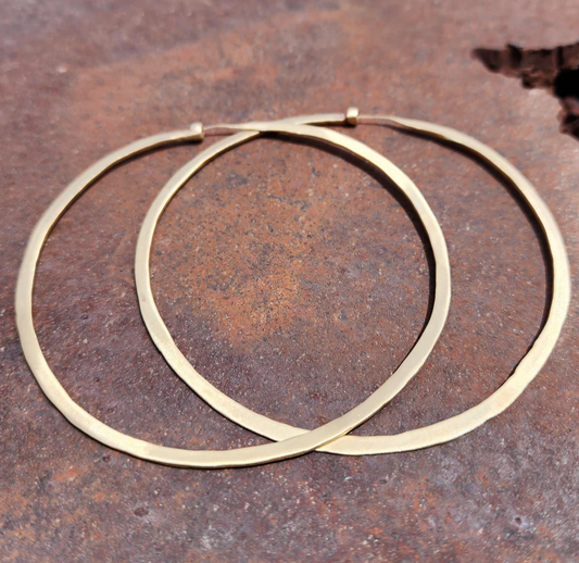 Neoancient Brass Hoops - Large