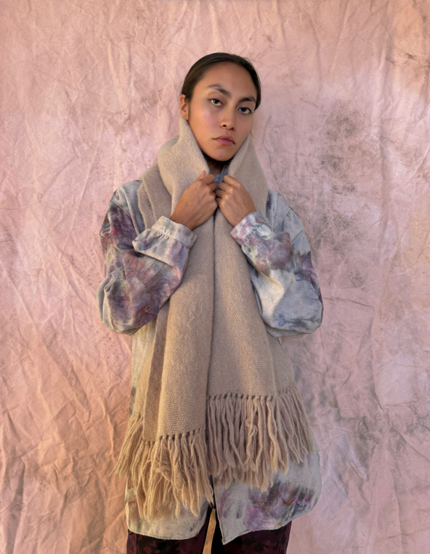 Handwoven Llama Shawl