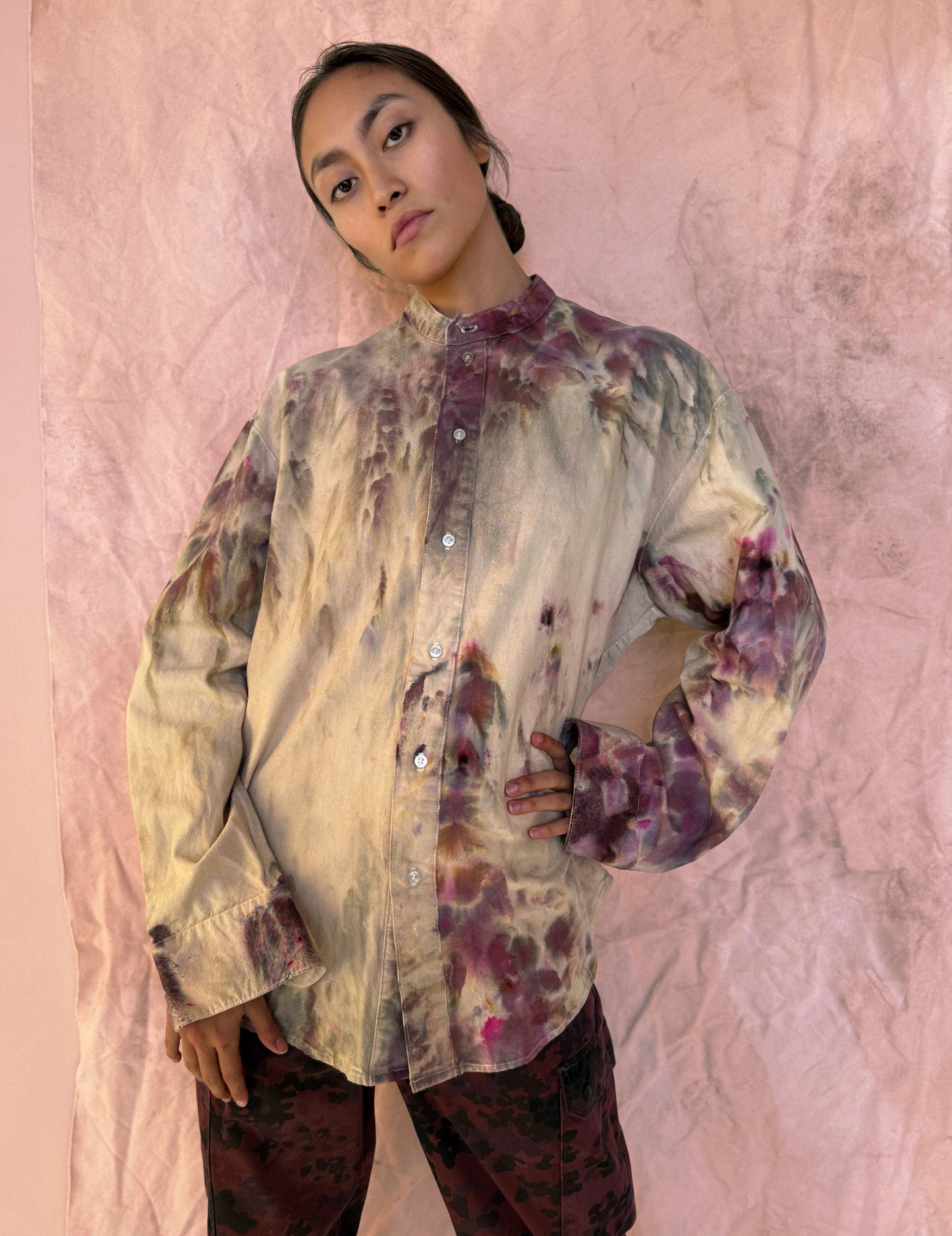 Upcycled Vintage Workswear Shirt