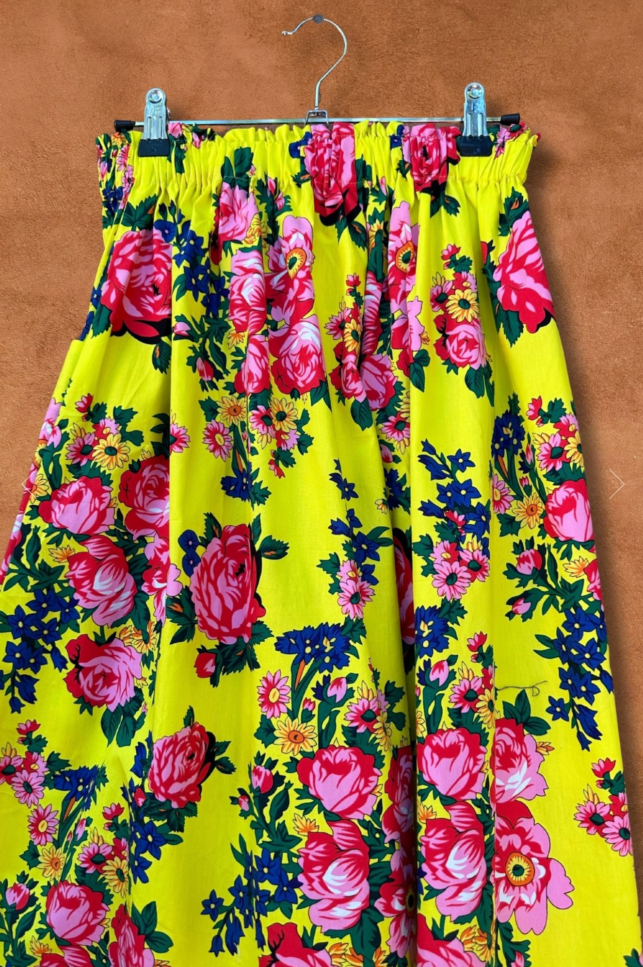 + Limited Edition Wide Leg Pant - Yellow Sáanii Rose +