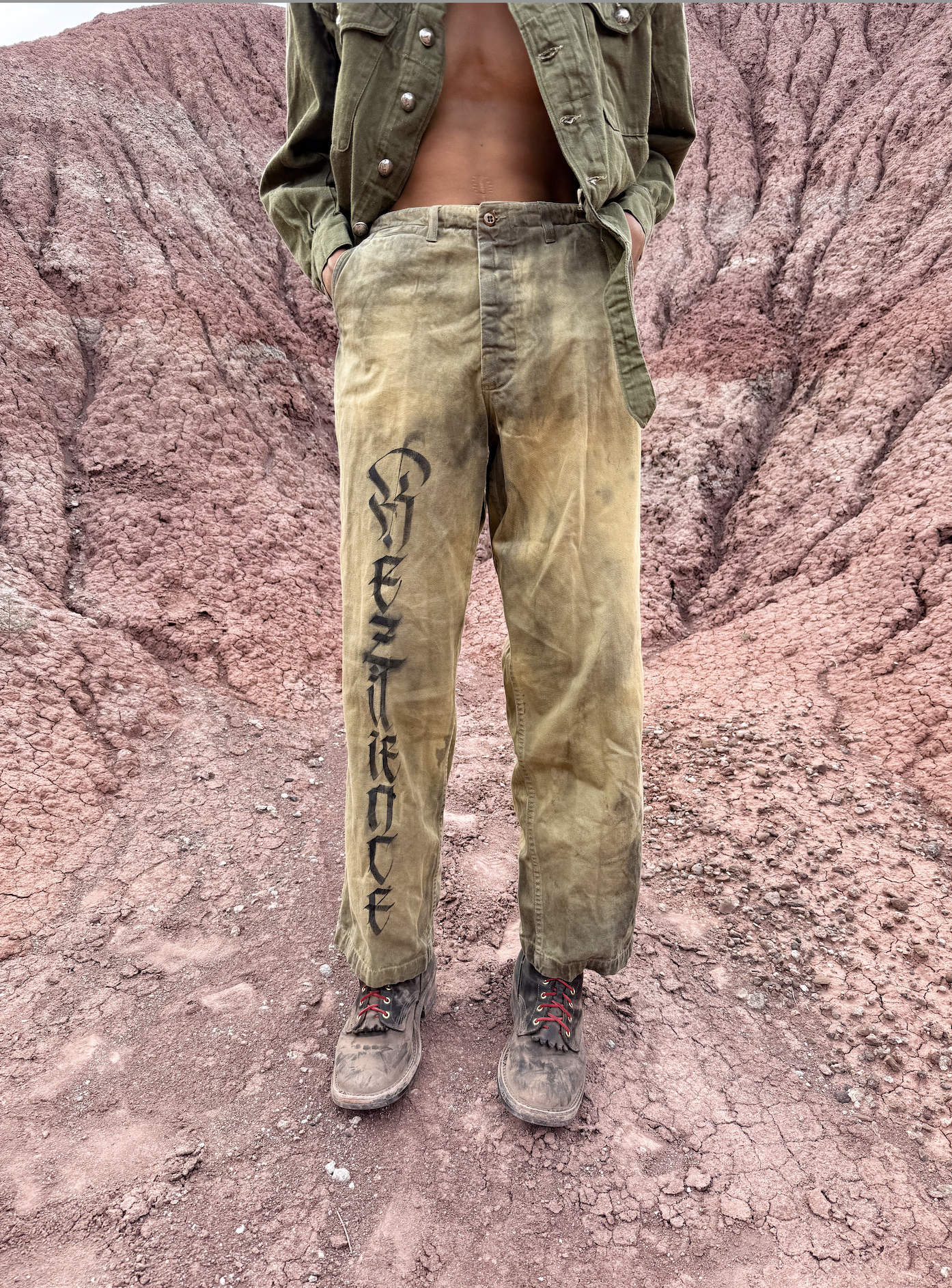 Upcycled Vintage Military Pant 34 x 33 Rezilience