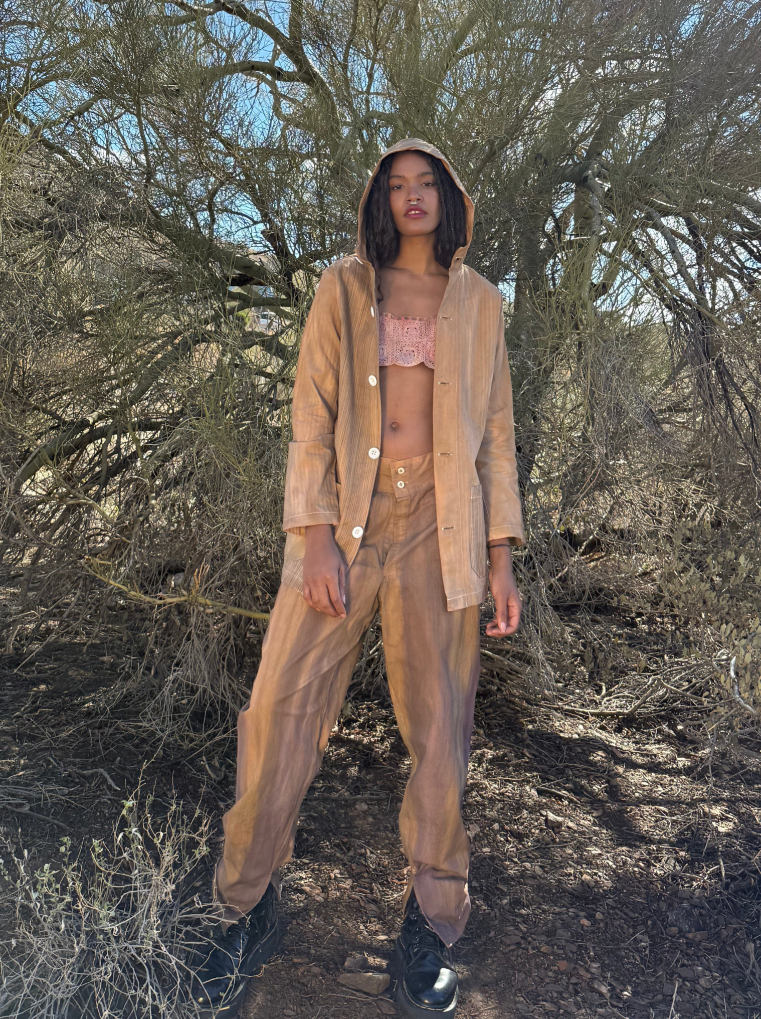 Upcycled Vintage Mid-Century Military Pant
