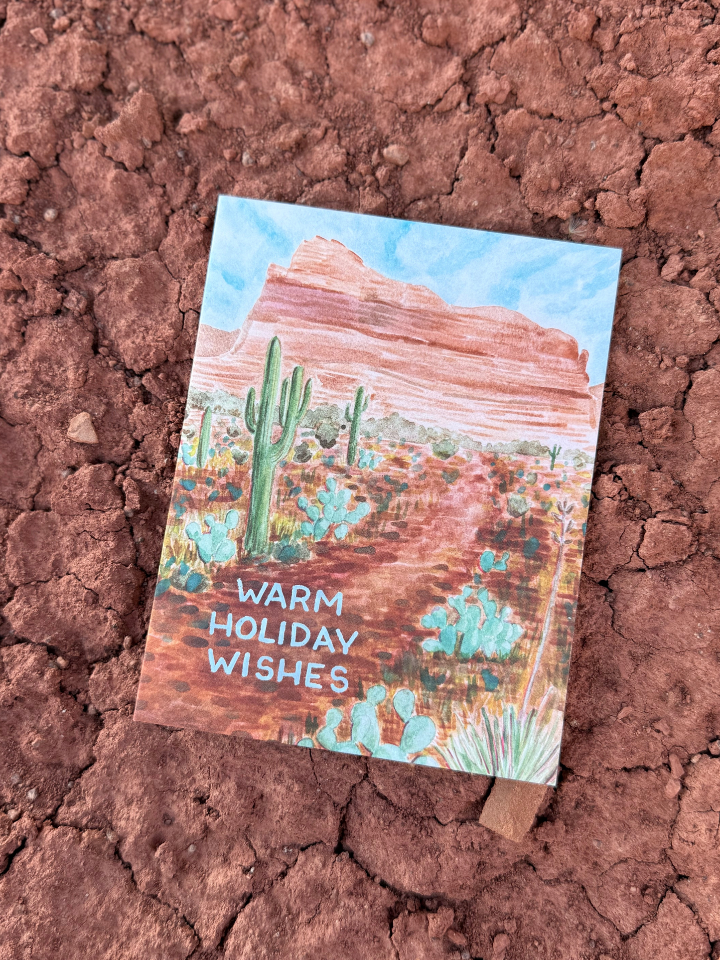 Southwest Christmas Card by artist Brigida Swanson