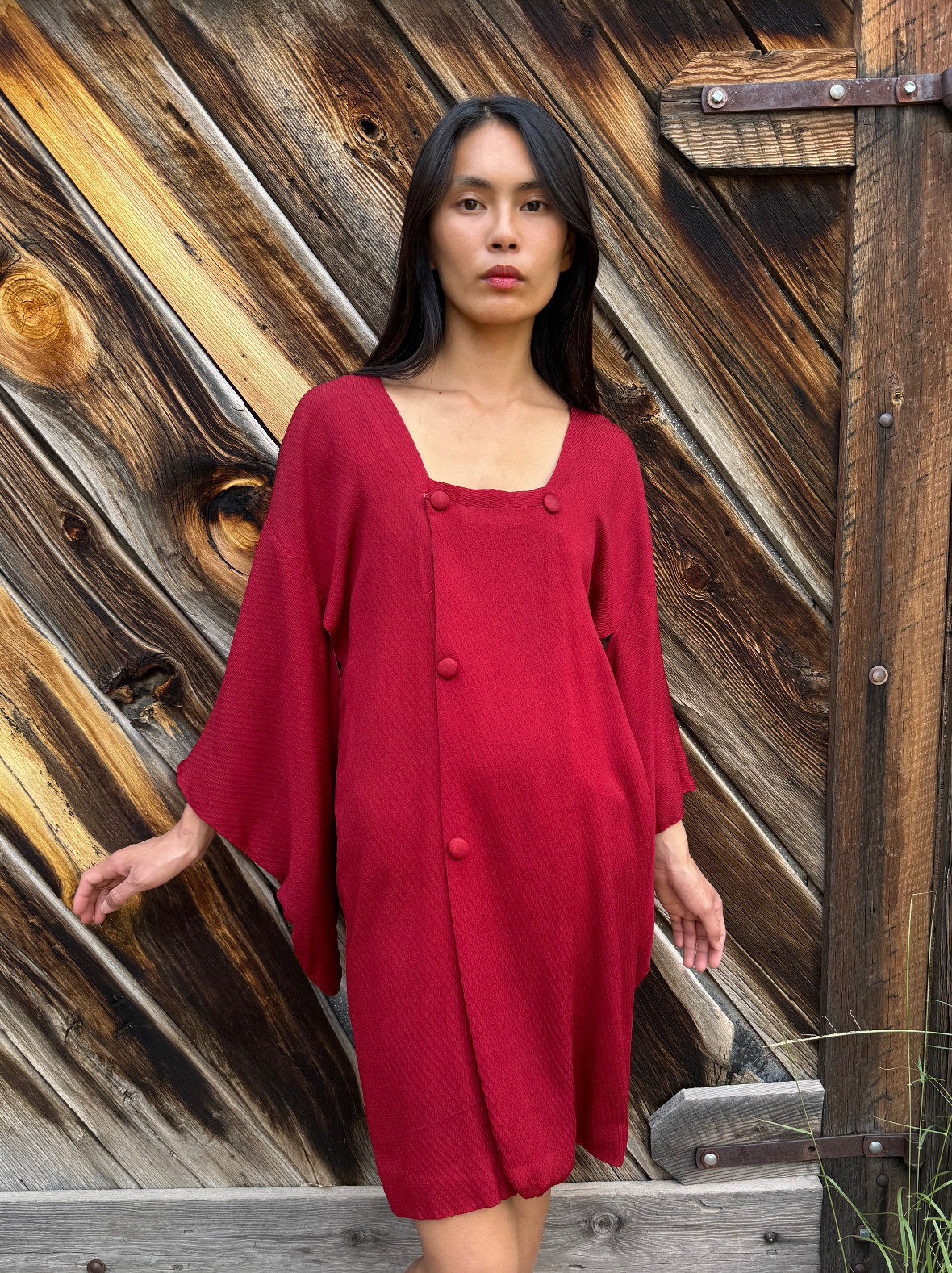 Vintage Hand Made Silk Kimono Tunic