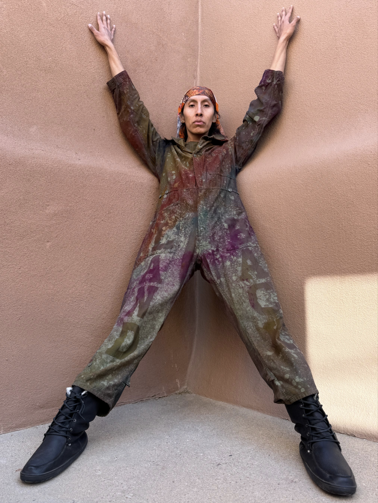 Upcycled Vintage Military Flysuit - LAND BACK