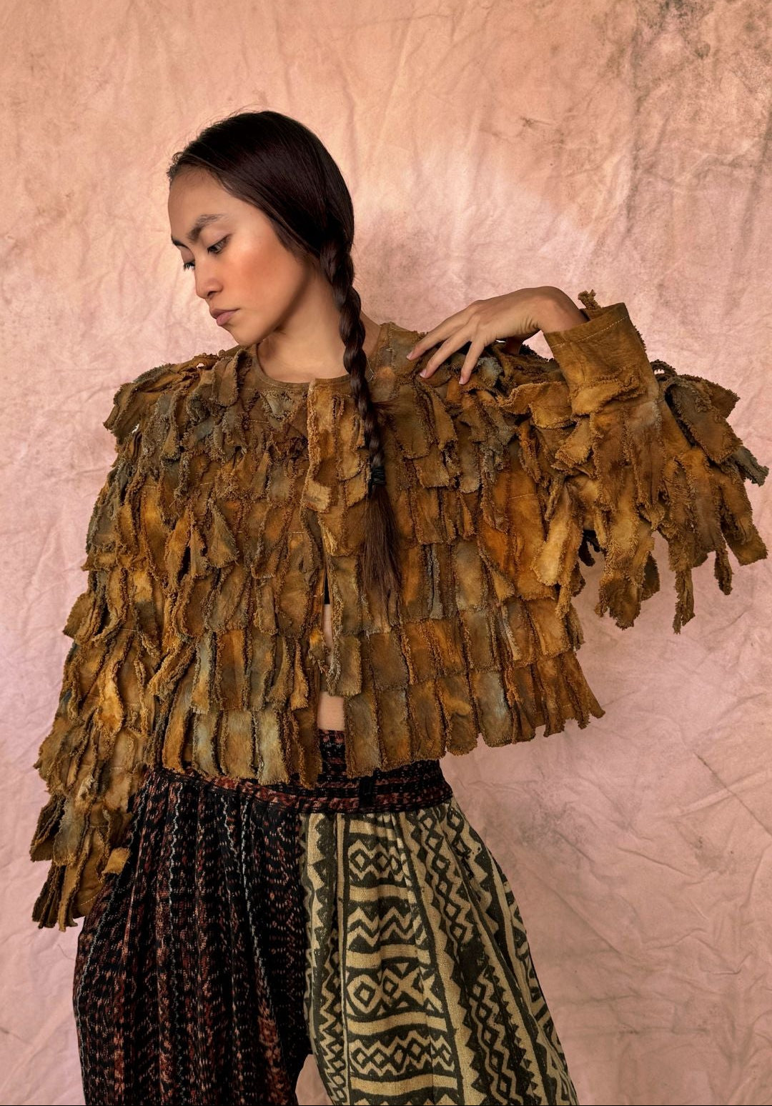 Upcycled Vintage 70s Fringe Jacket